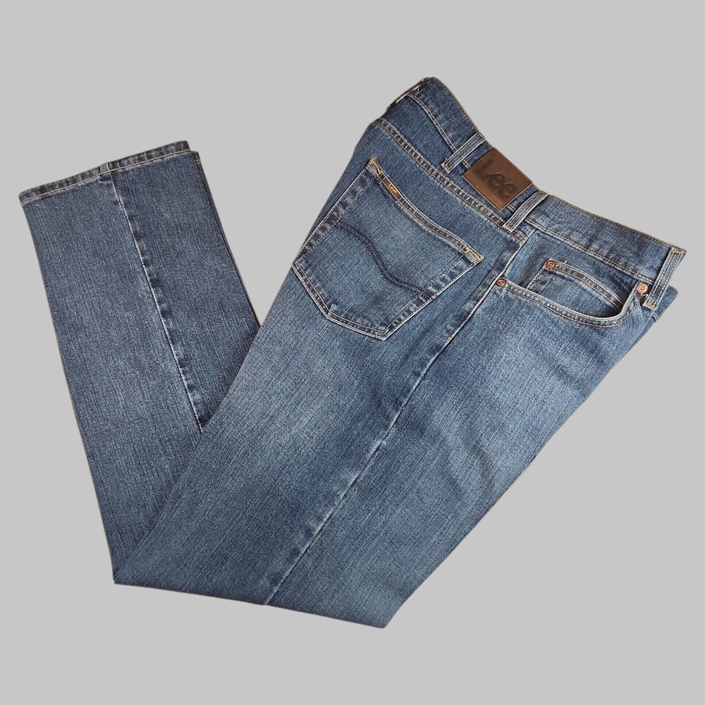 Men's Lee Denim Jeans 34in W, 32in L - Very Good Pre-Worn Condition - See Photos